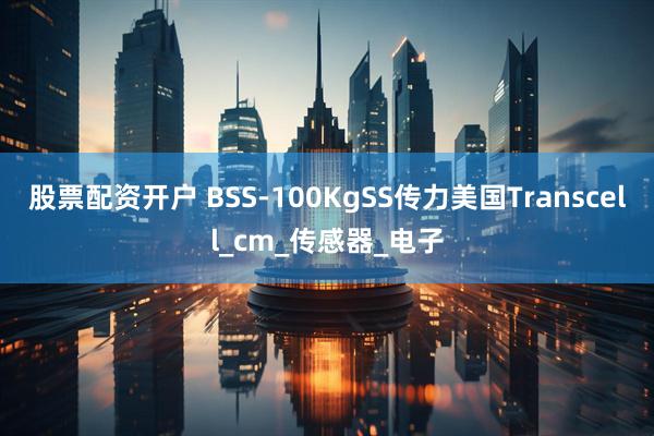 股票配资开户 BSS-100KgSS传力美国Transcell_cm_传感器_电子
